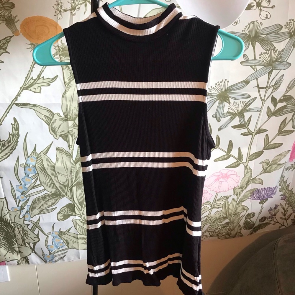 Striped sweater tank